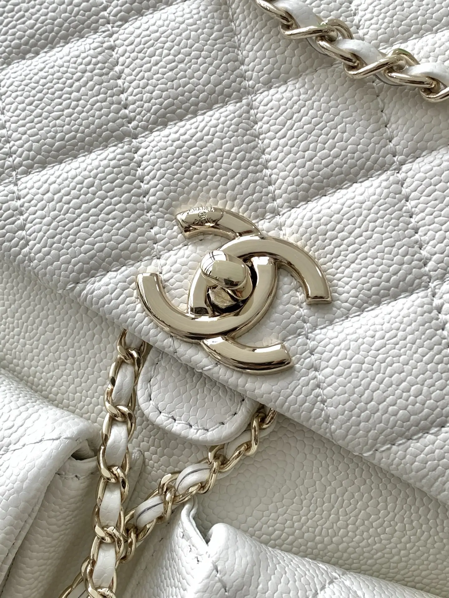 Chanel Duma Backpack White