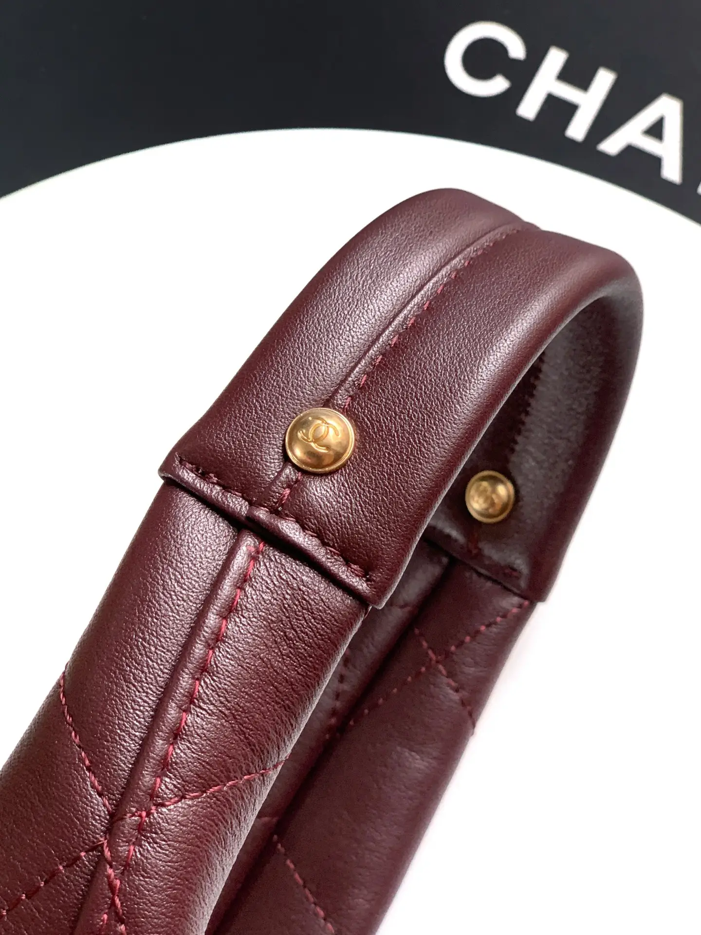 Chanel Hobo Bag Burgundy