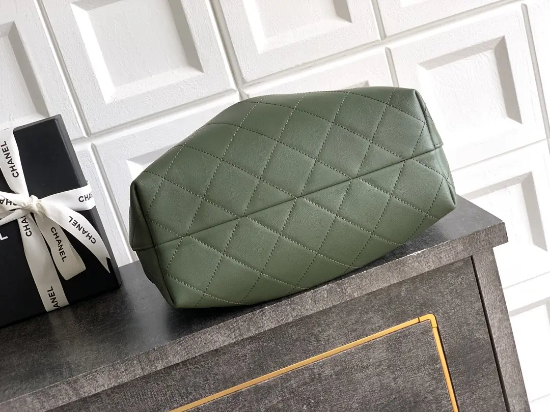 Chanel Hobo Bag Dark Green