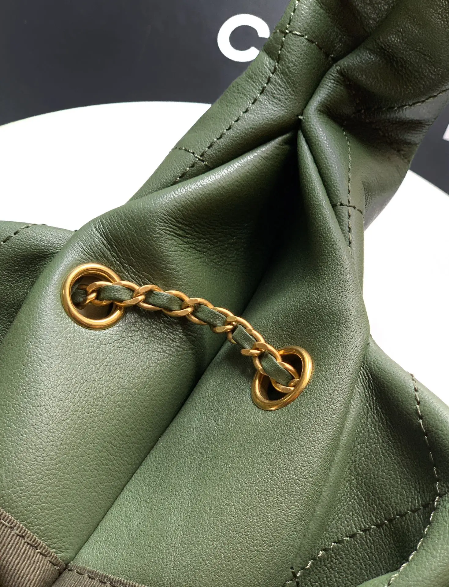 Chanel Hobo Bag Dark Green
