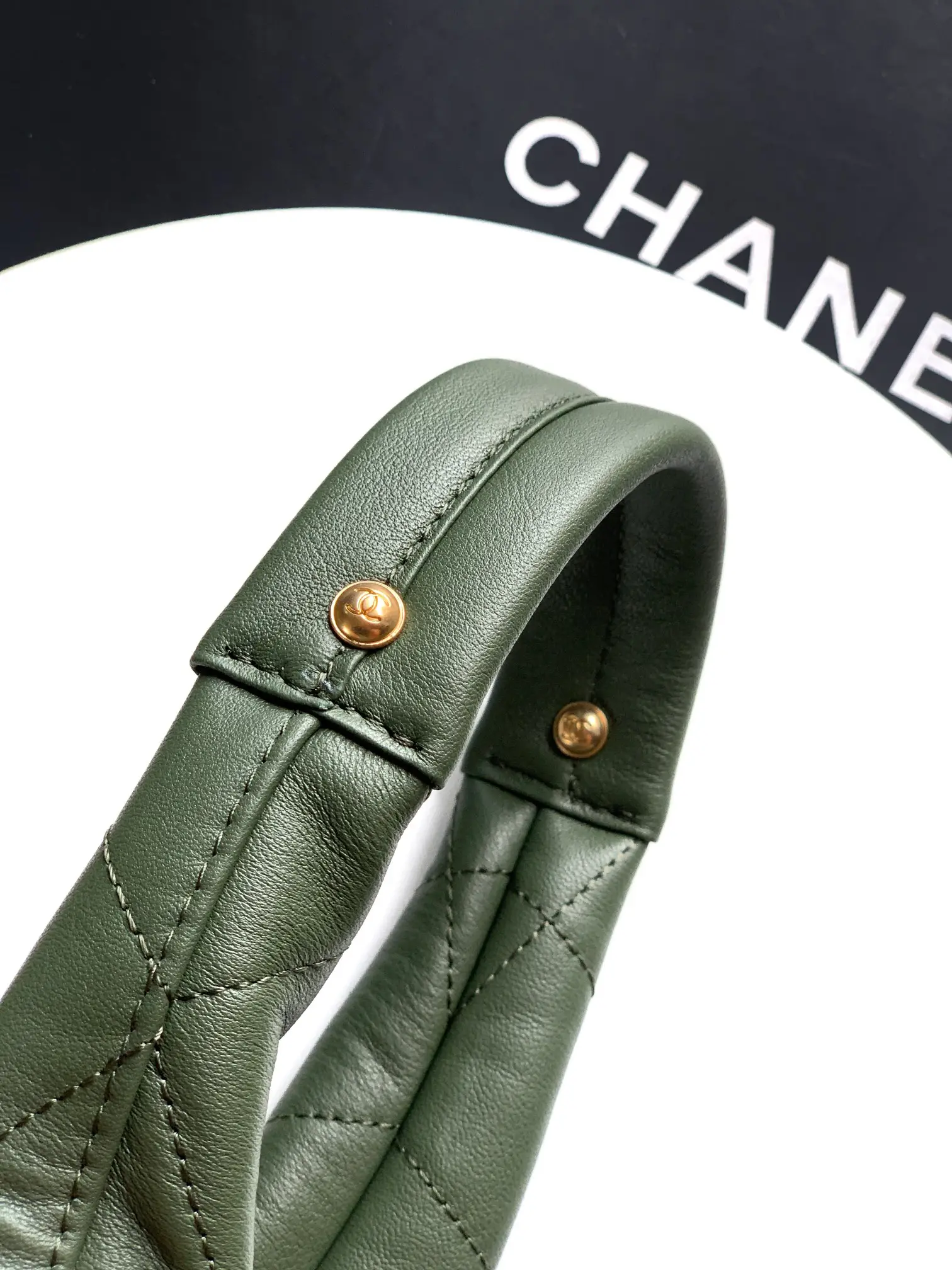 Chanel Hobo Bag Dark Green