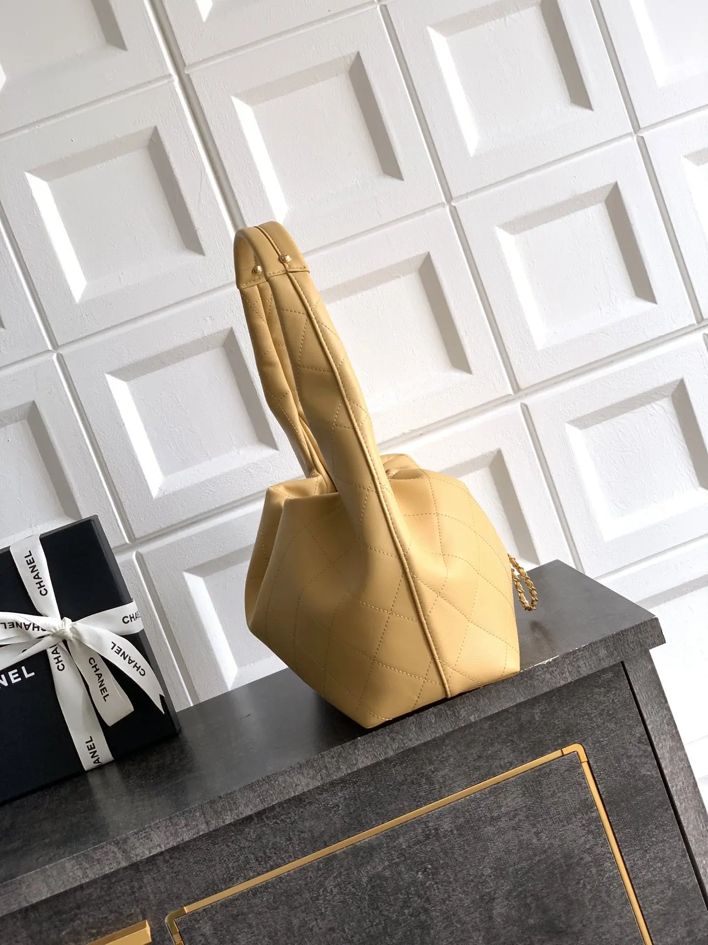 Chanel Hobo Bag Mango Yellow