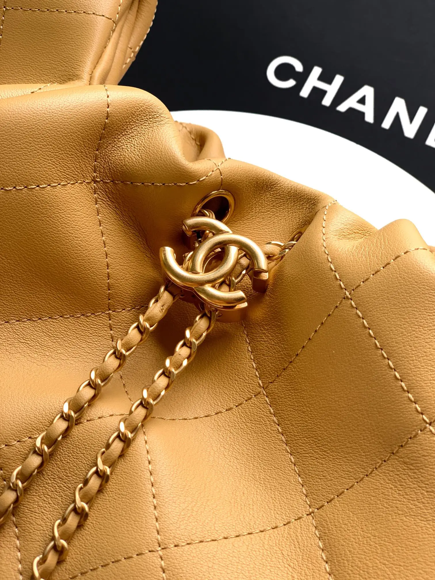 Chanel Hobo Bag Mango Yellow