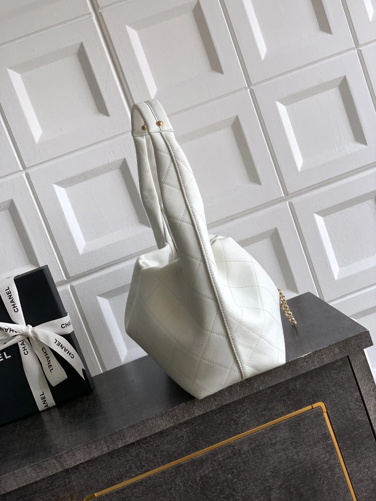 Chanel Hobo Bag White