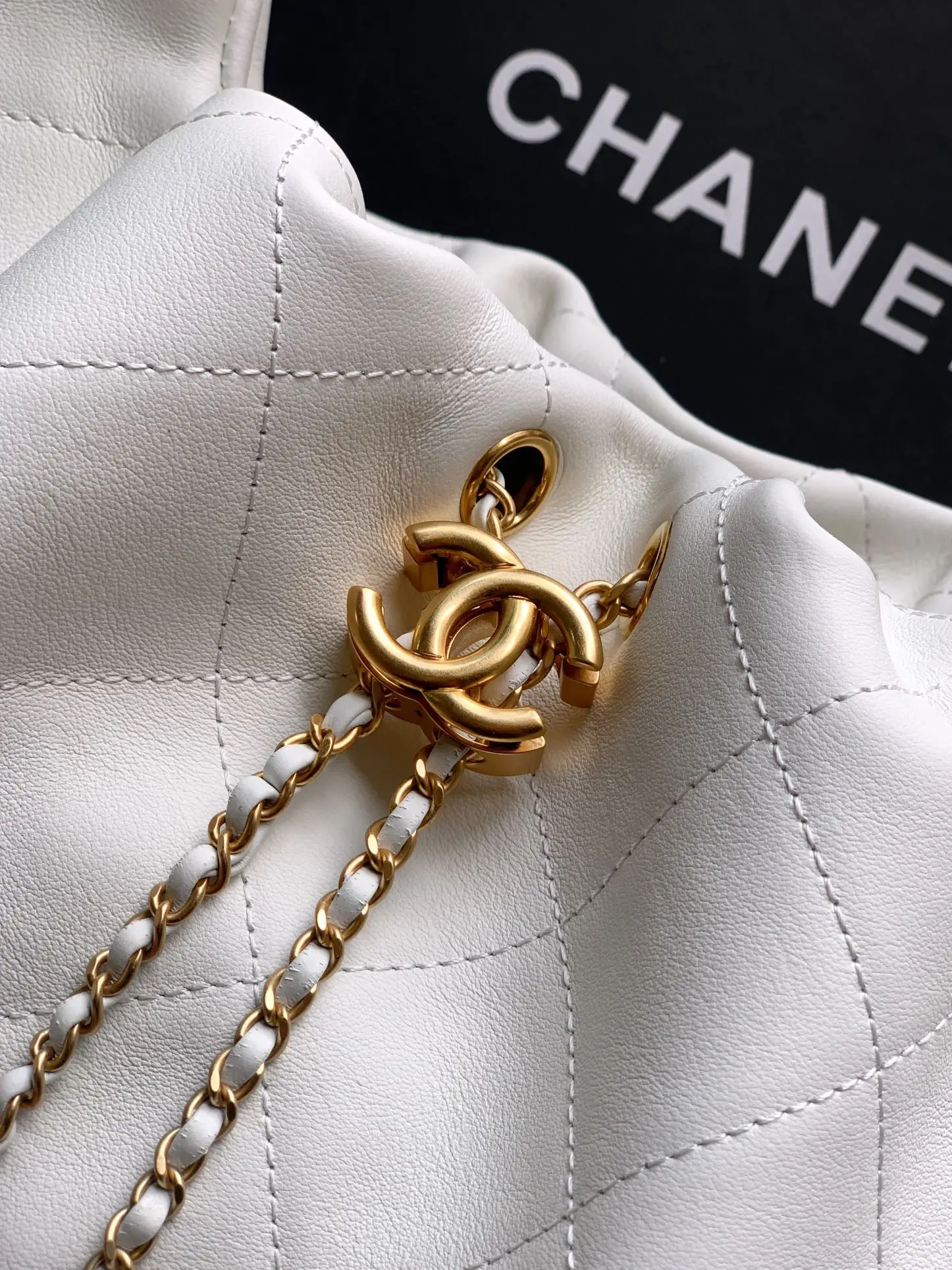 Chanel Hobo Bag White