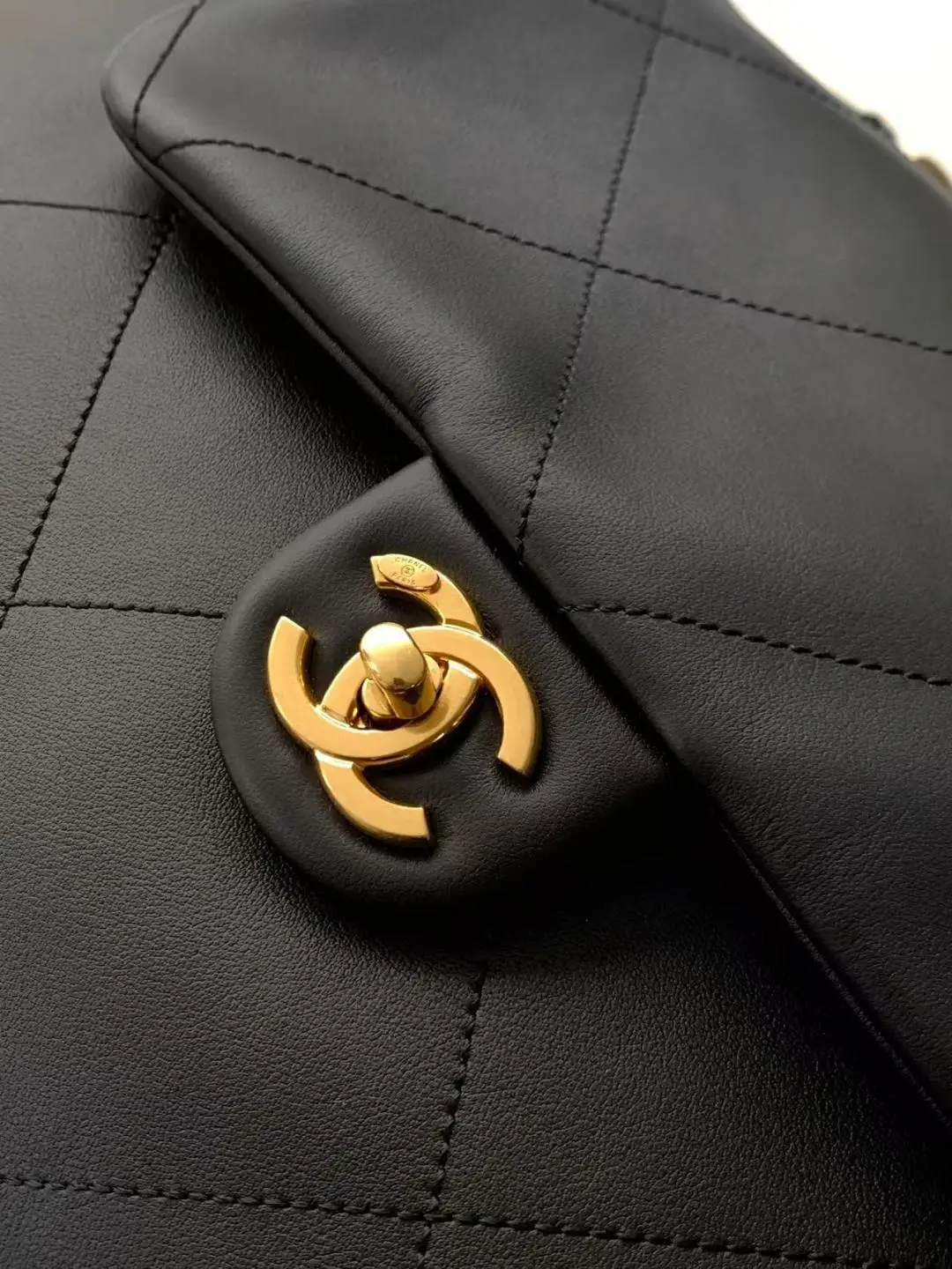 Chanel Hobo Handbag AS5834 Black