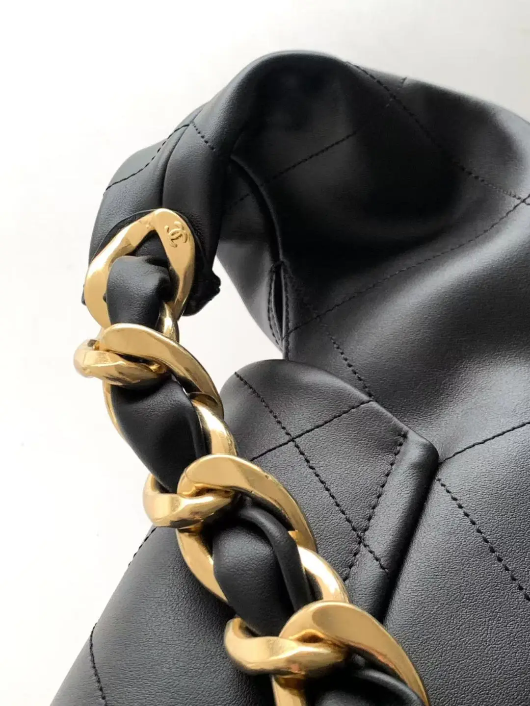 Chanel Hobo Handbag AS5834 Black