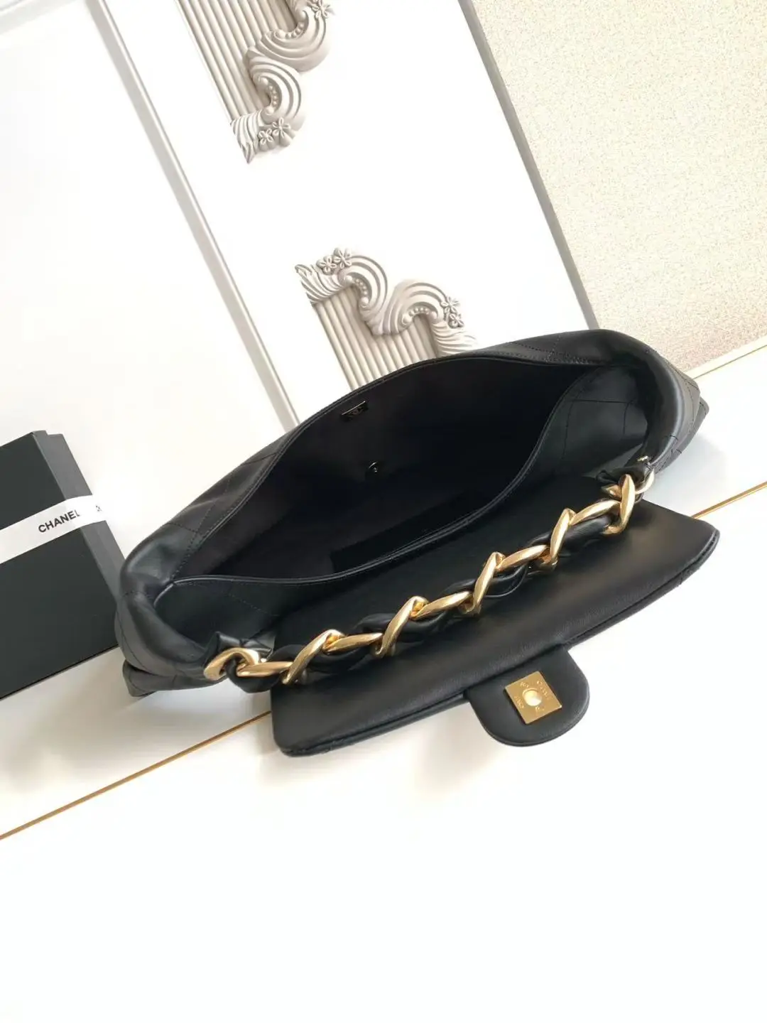 Chanel Hobo Handbag AS5834 Black
