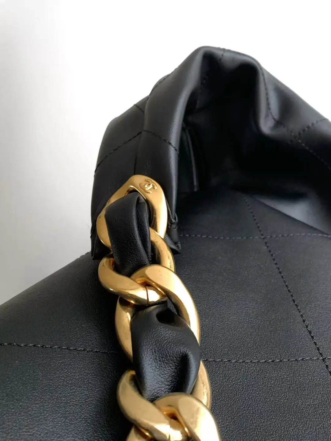 Chanel Hobo Handbag AS5839 Black