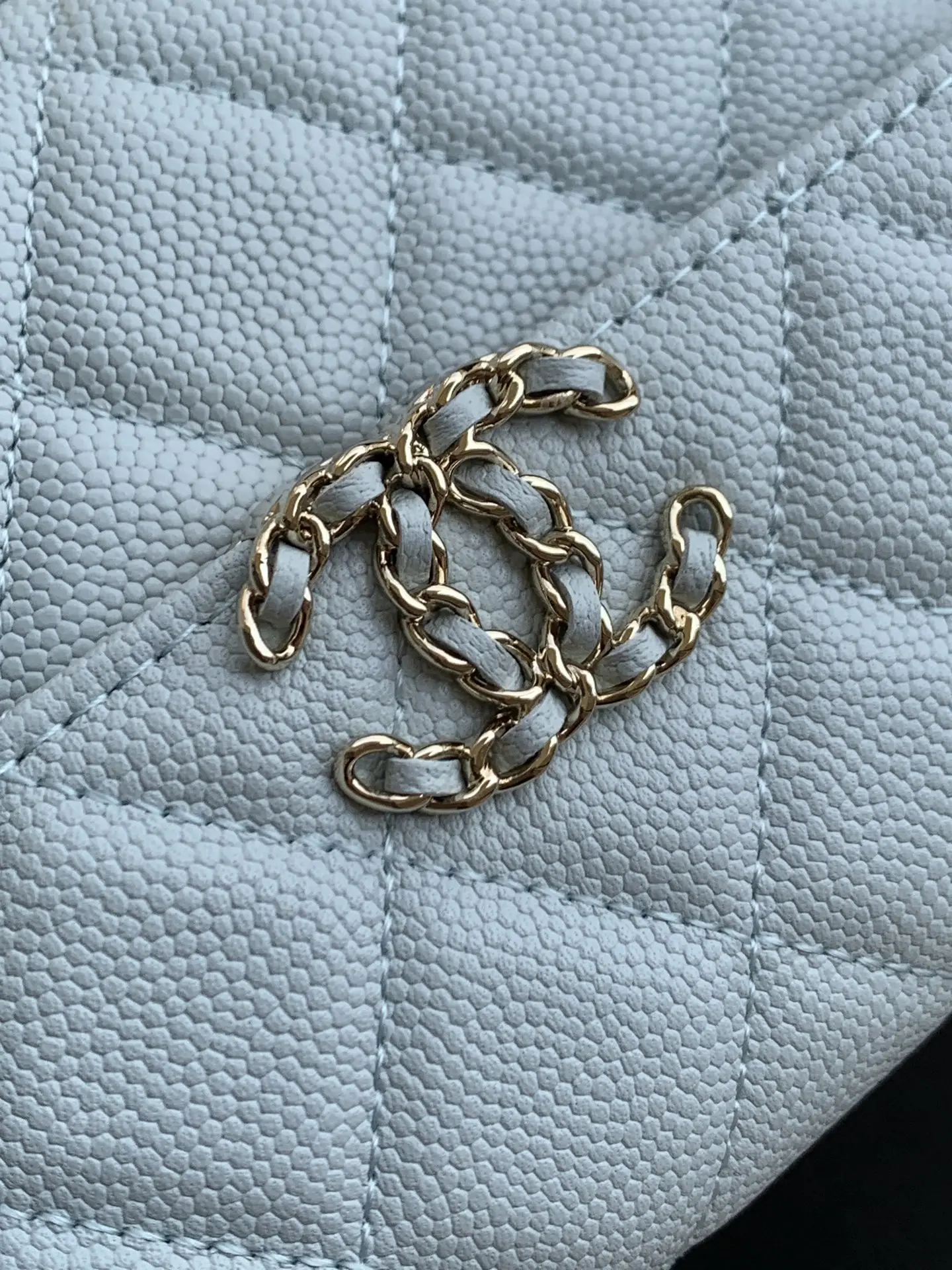 Chanel Kelly Top Handle Bag Blue AP3238