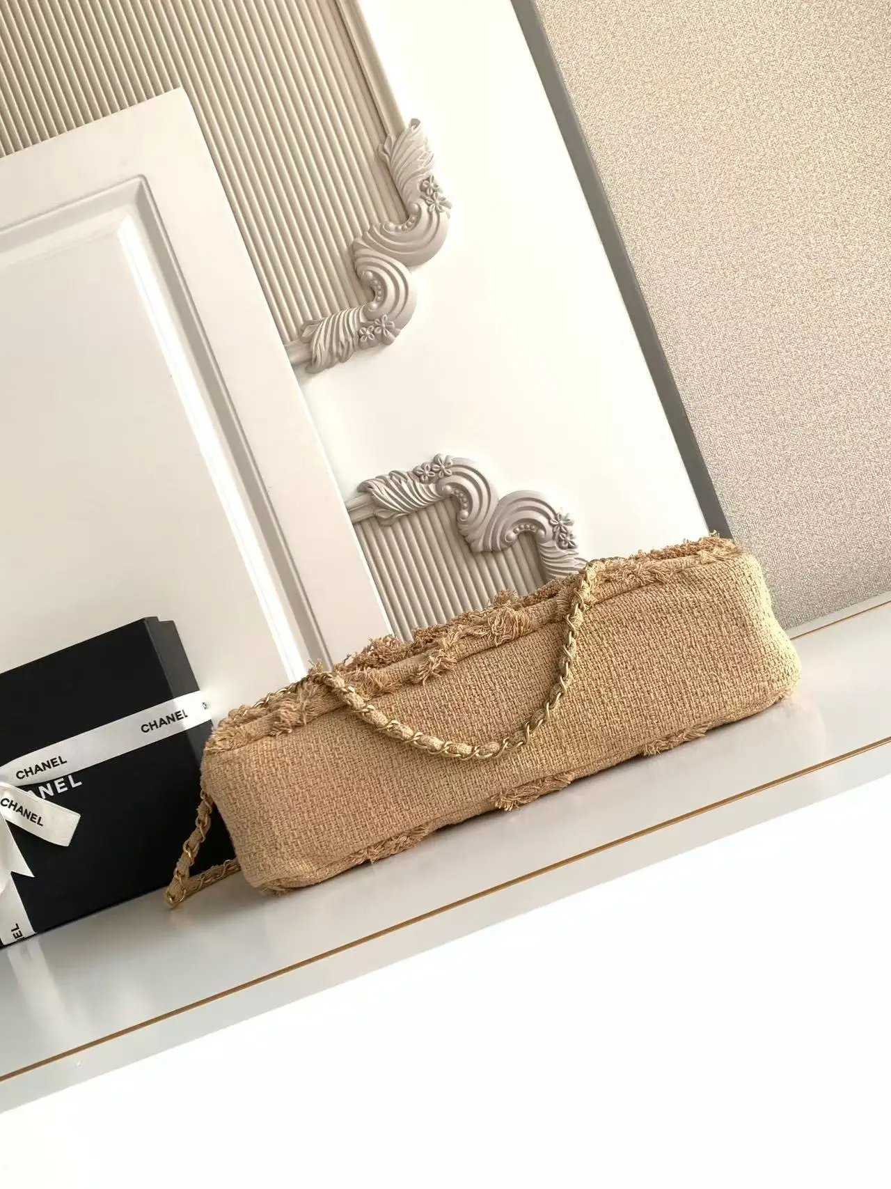 Chanel Medium Vintage Straw Bag