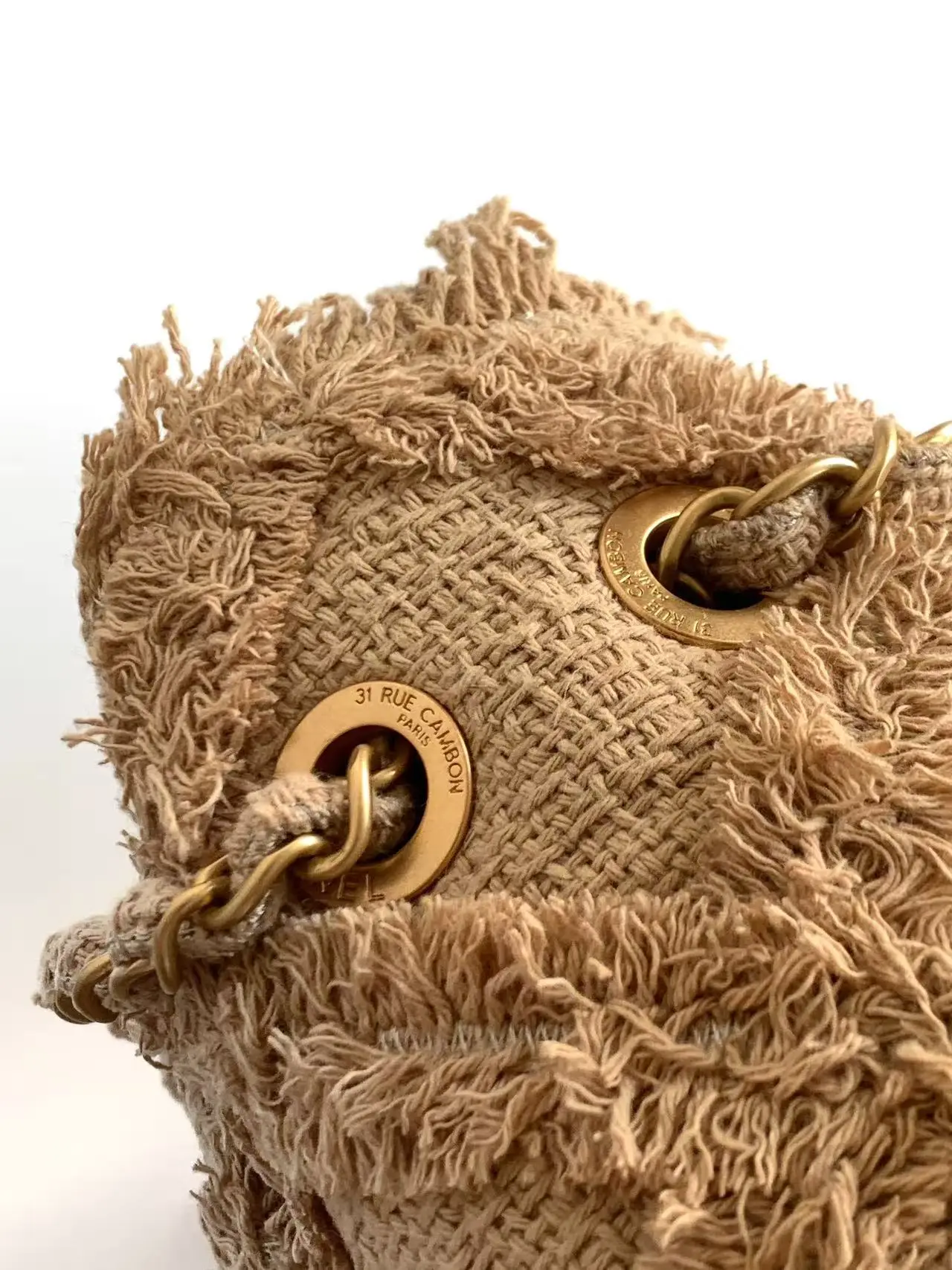 Chanel Medium Vintage Straw Bag