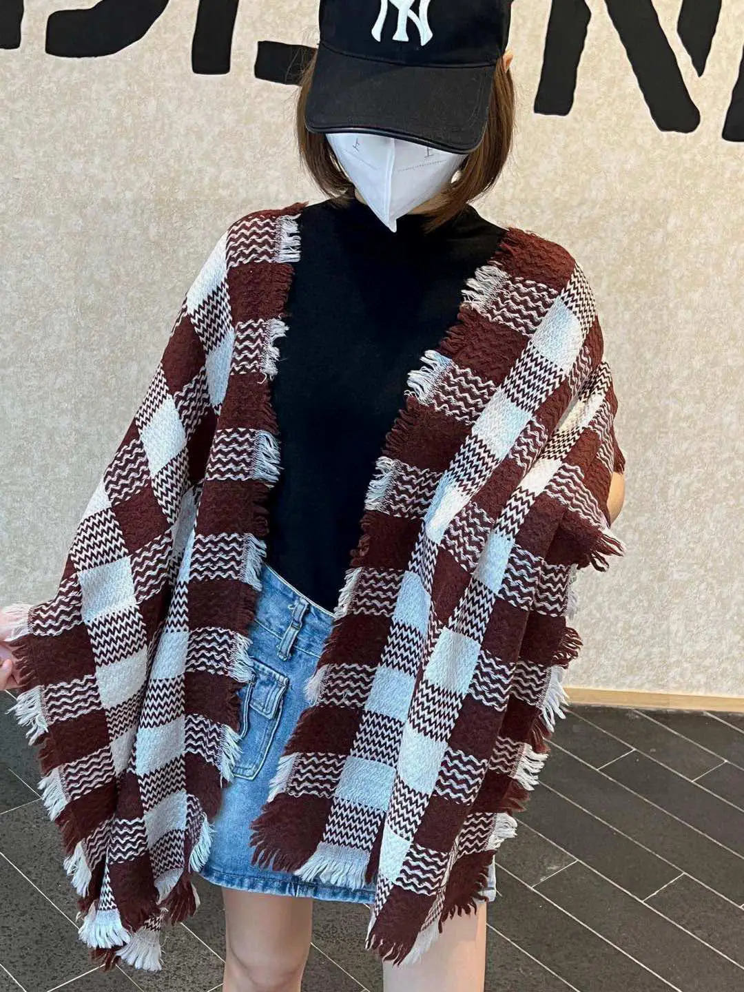 Chanel Scottish lambskin scarf