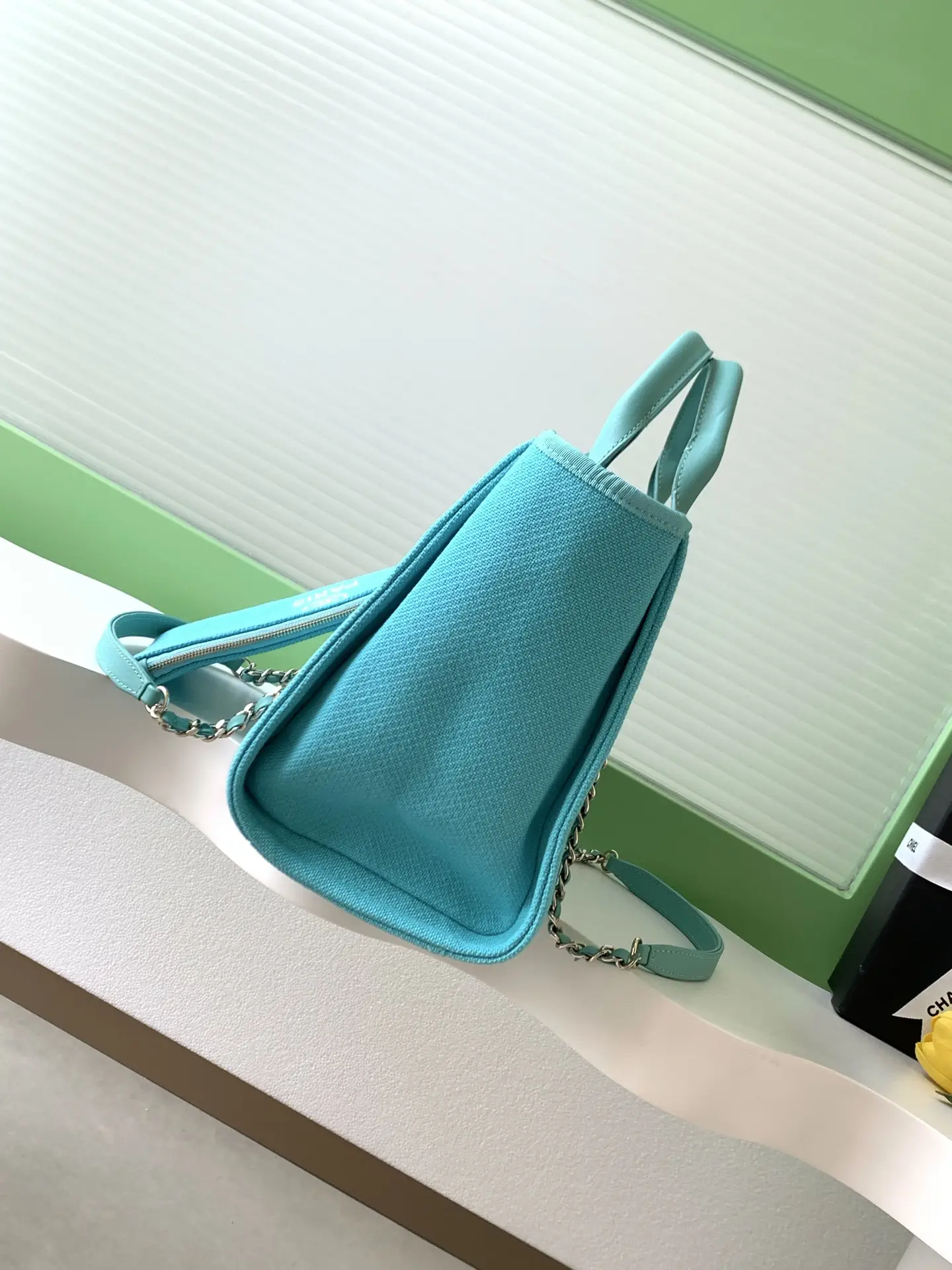 Chanel Shopping Bag Blue