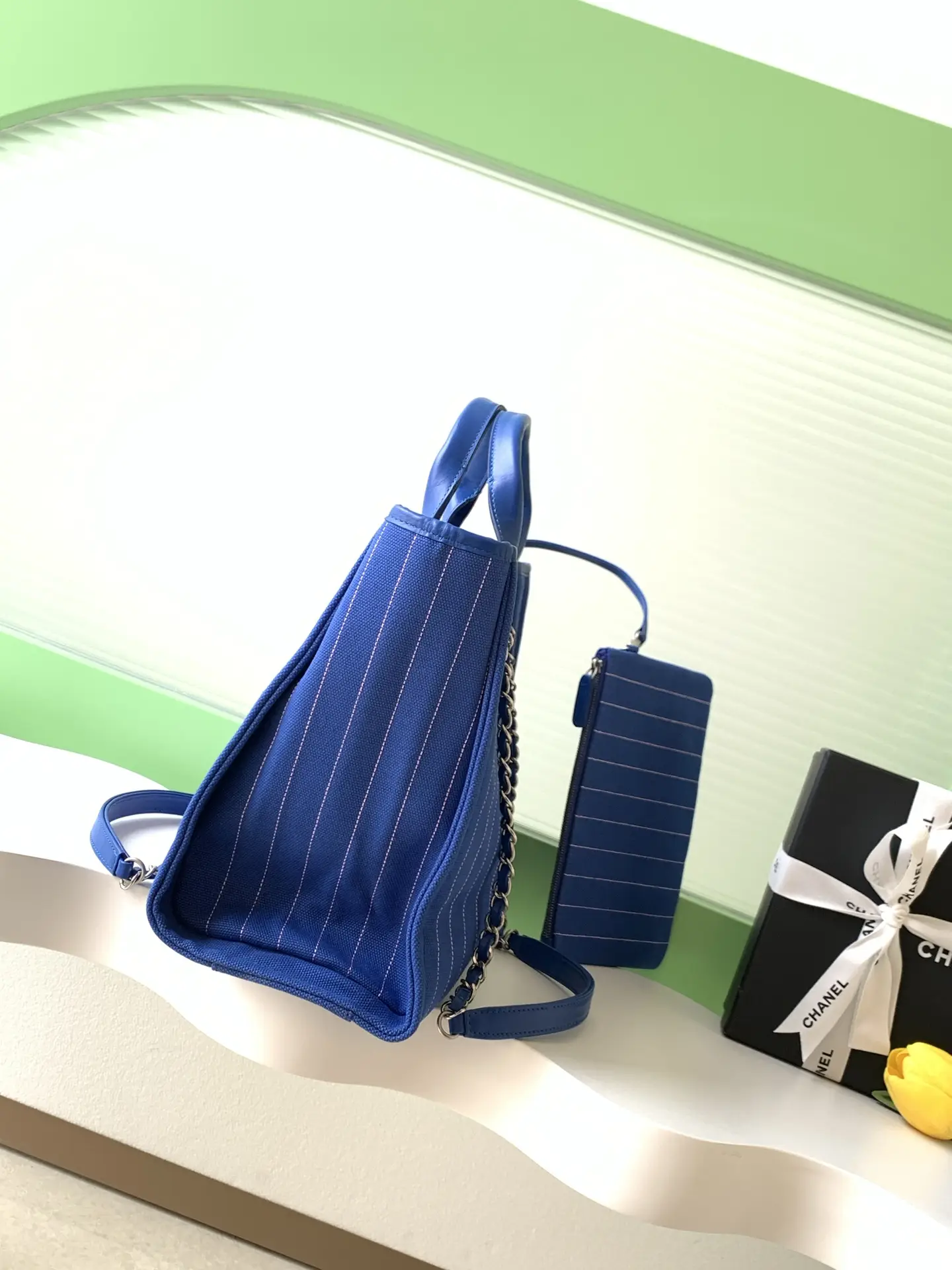 Chanel Shopping Bag Royal Blue