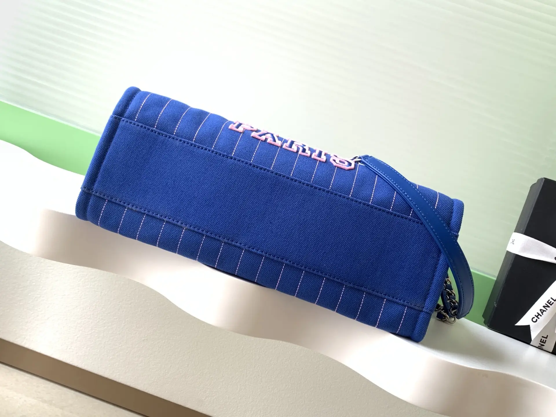 Chanel Shopping Bag Royal Blue