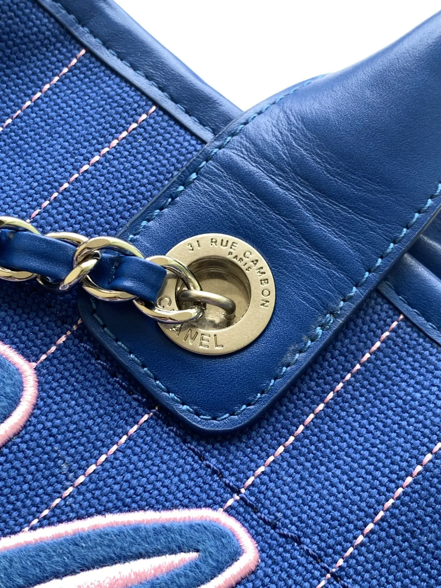 Chanel Shopping Bag Royal Blue