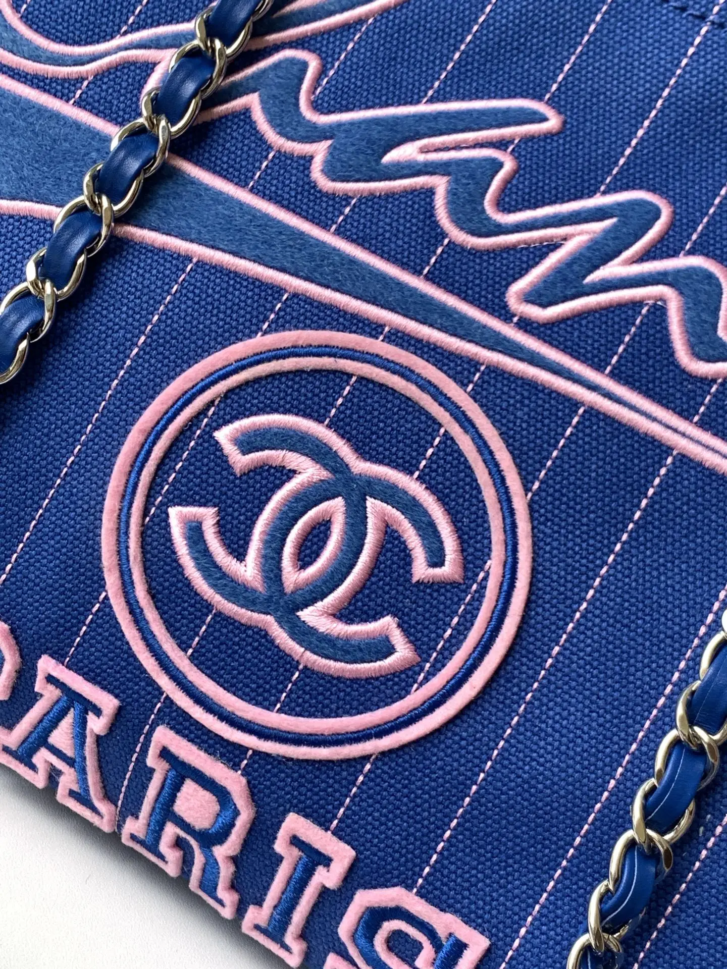 Chanel Shopping Bag Royal Blue