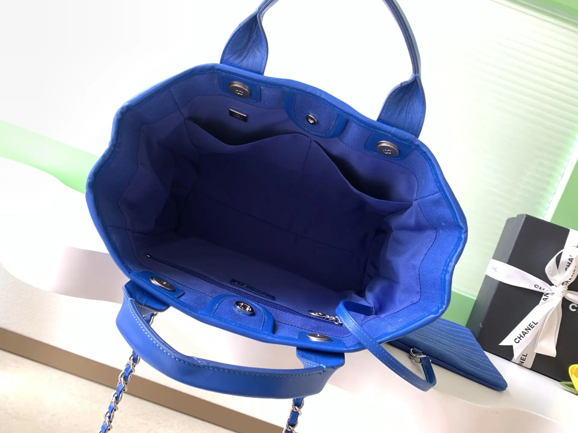 Chanel Shopping Bag Royal Blue