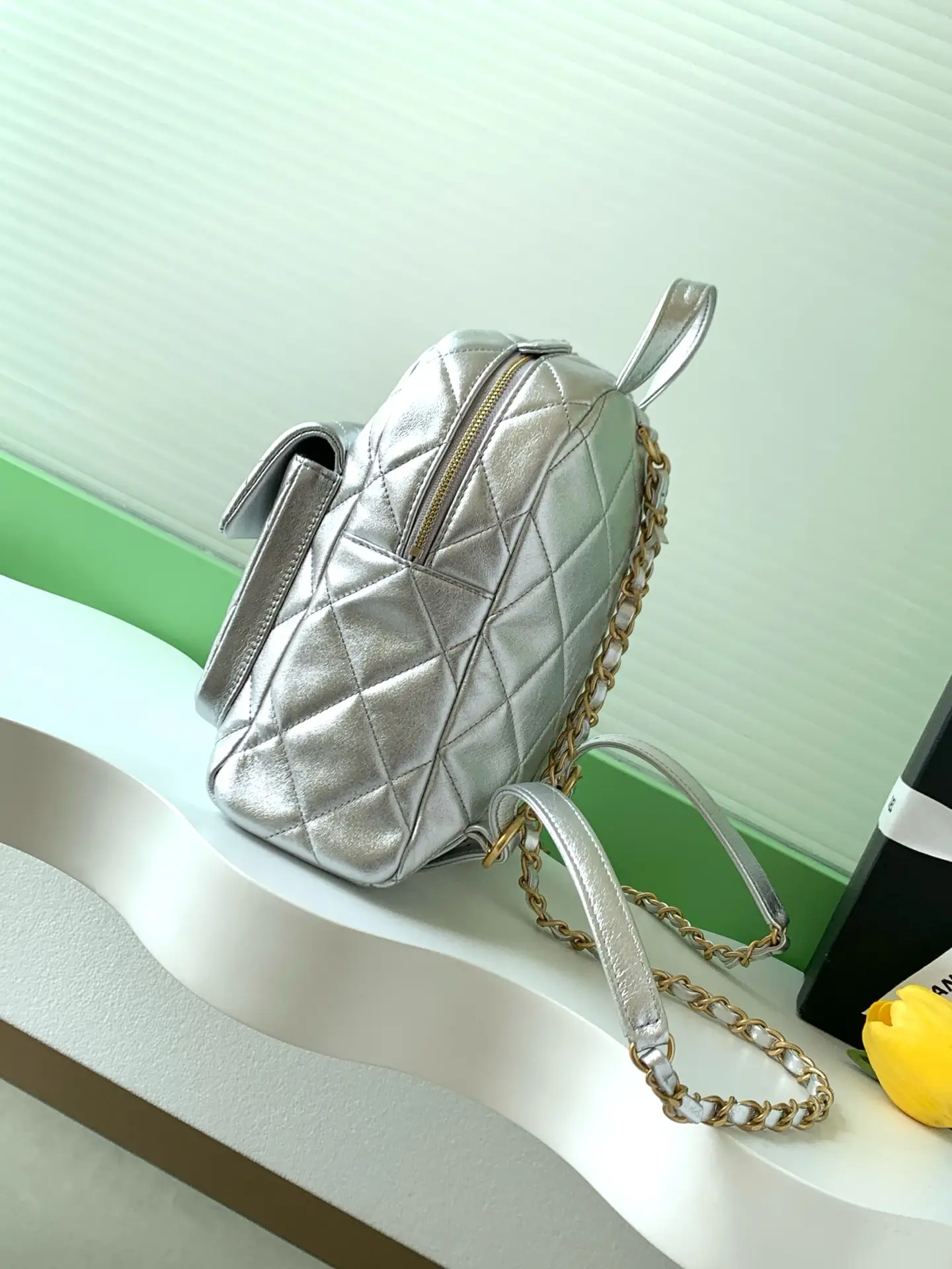 Chanel Small Backpack AS5793 Silver