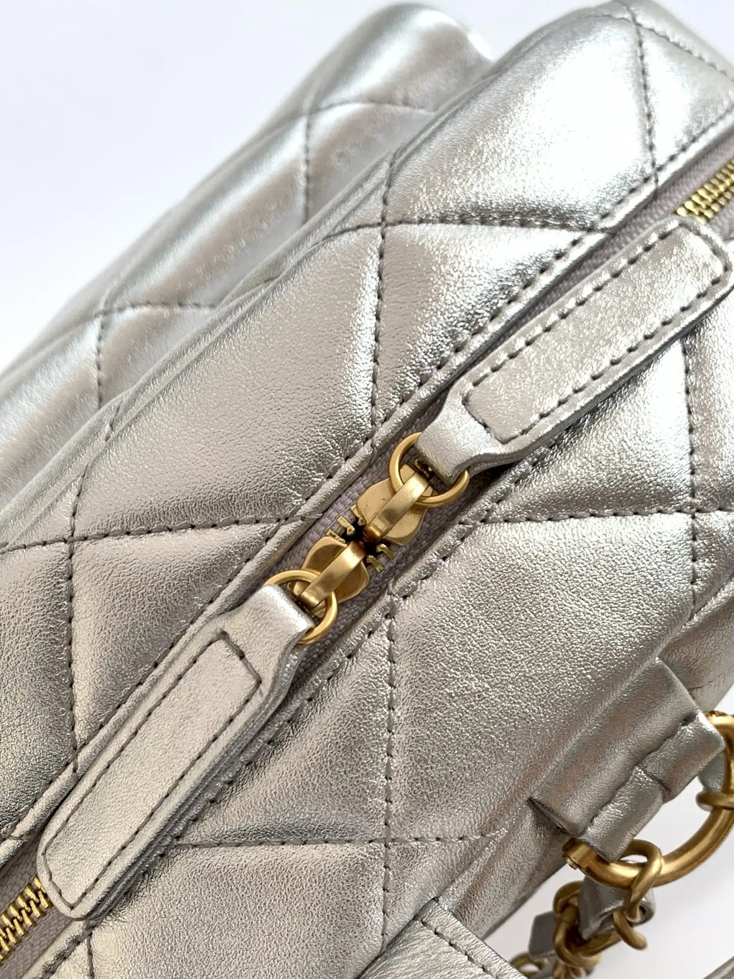 Chanel Small Backpack AS5793 Silver