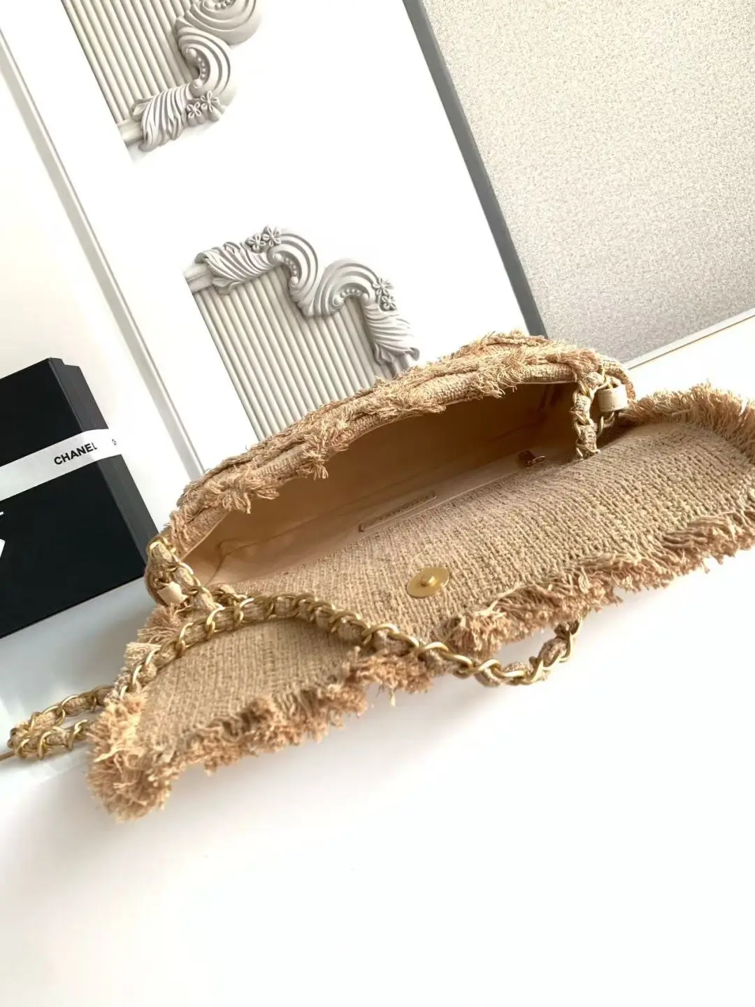 Chanel Small Vintage Straw Bag