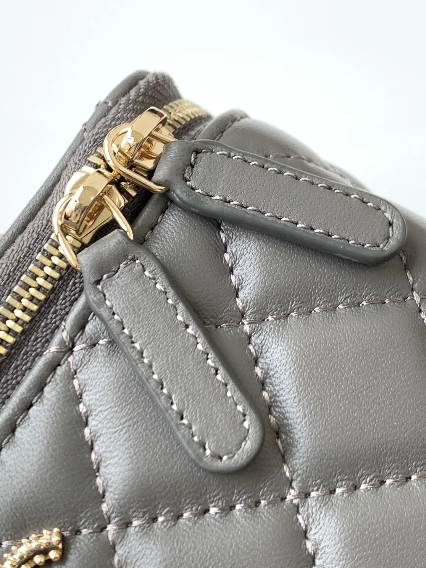 Chanel Vanity Bag with Handle AP4842 Grey