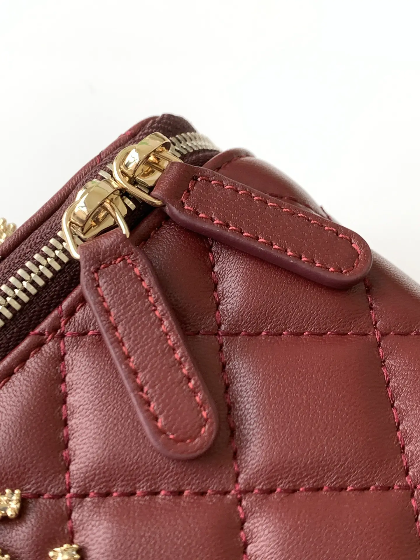 Chanel Vanity Bag with Handle AP4842 Wine Red
