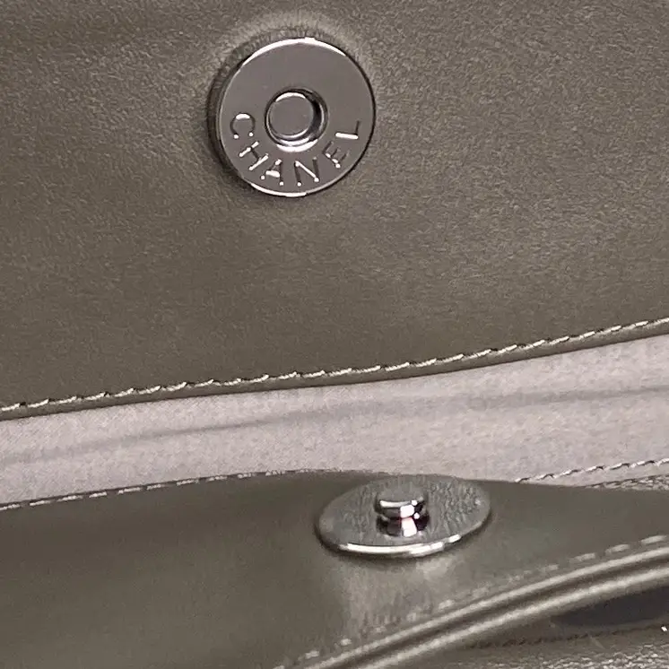 Chanel Vintage Graffiti Tote Bag Dark Grey