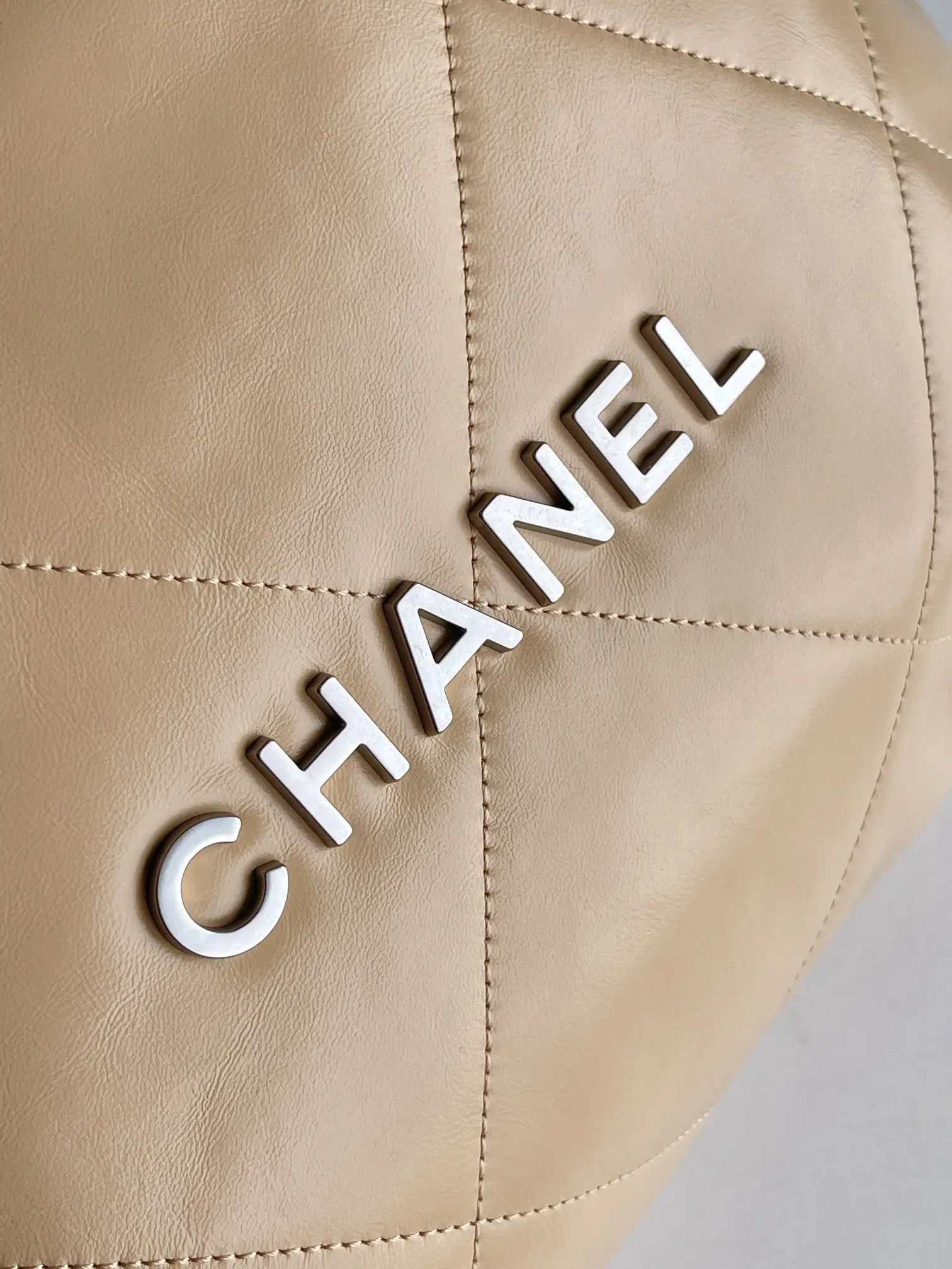 Chanel 22 Small Handbag AS3260 Light Orange