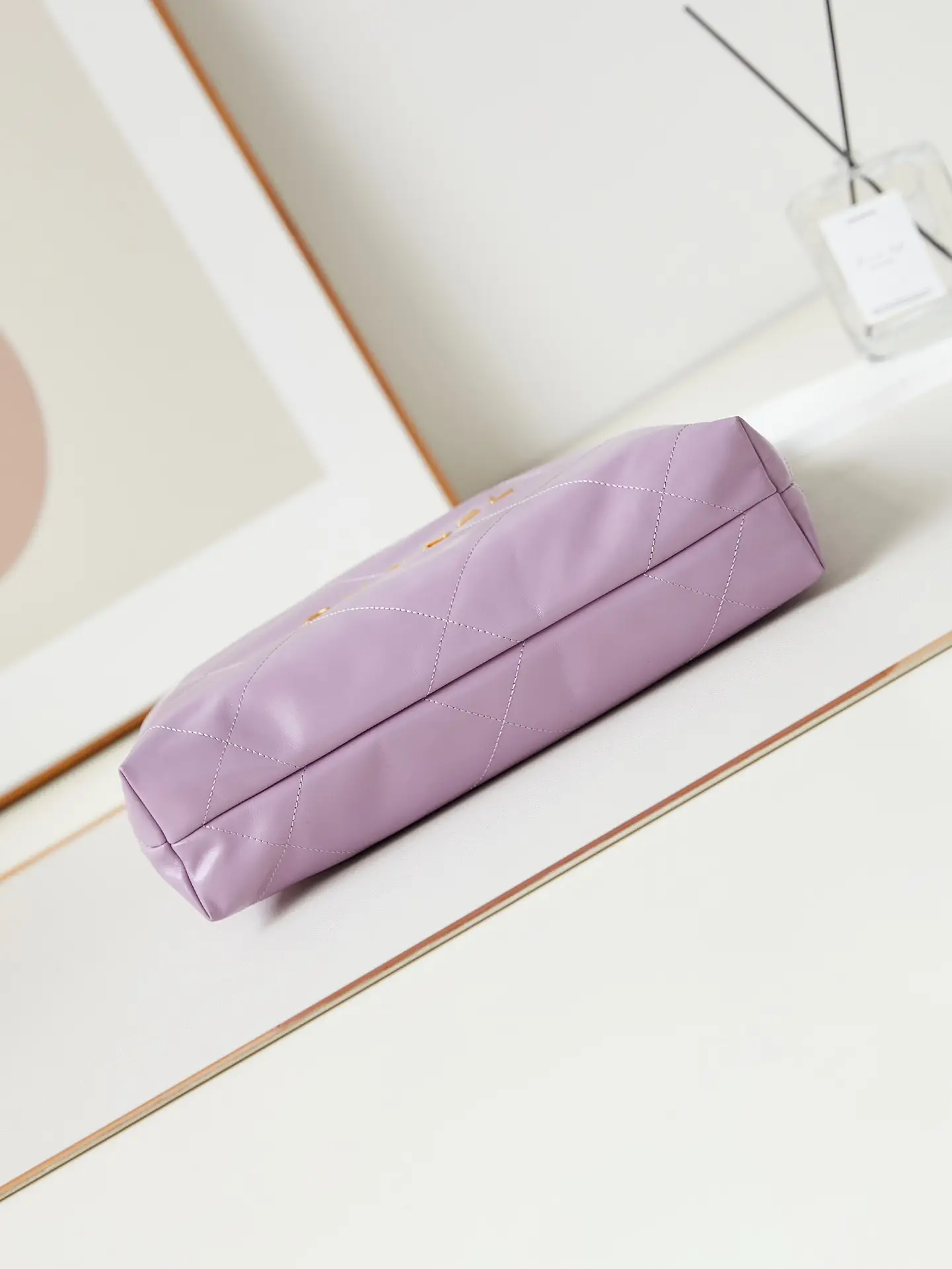 Chanel 22 Small Handbag AS3260 Purple