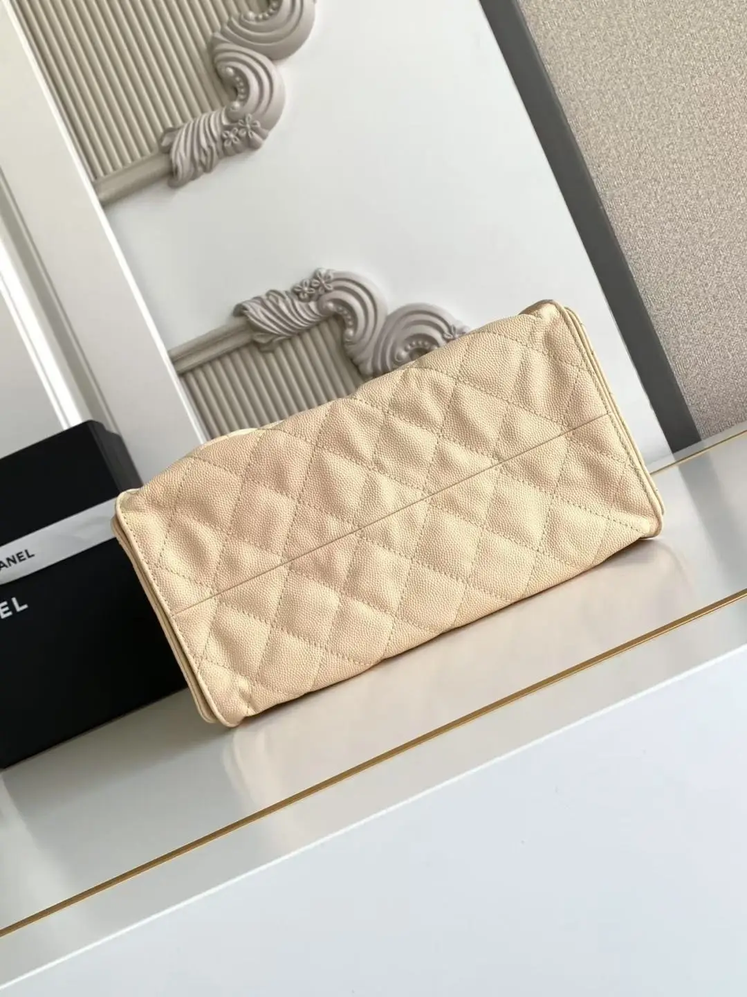 Chanel 25 Small Hobo Bag AS5293 Light Apricot