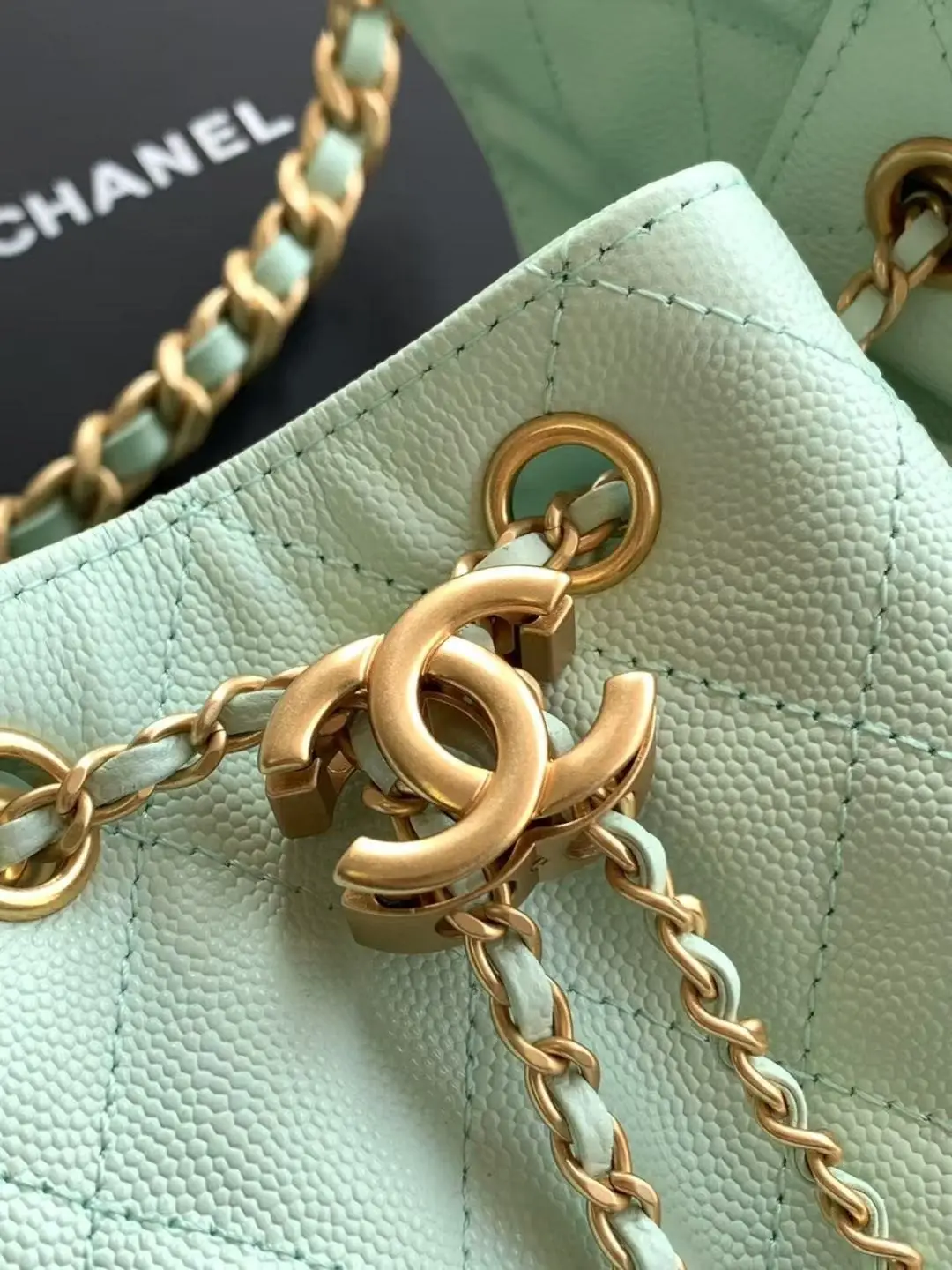 Chanel 25 Small Hobo Bag AS5293 Mint Green