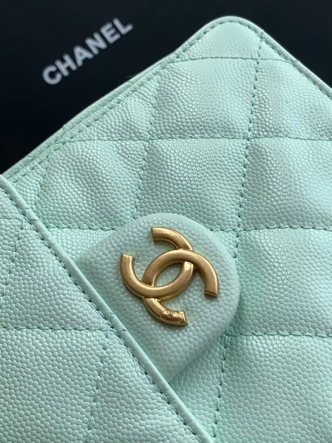 Chanel 25 Small Hobo Bag AS5293 Mint Green