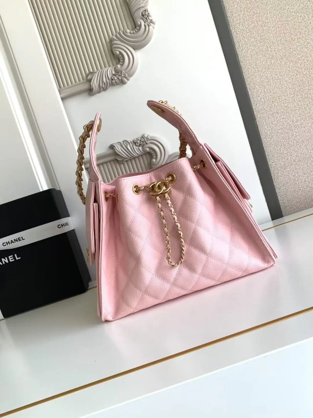 Chanel 25 Small Hobo Bag AS5293 Pink