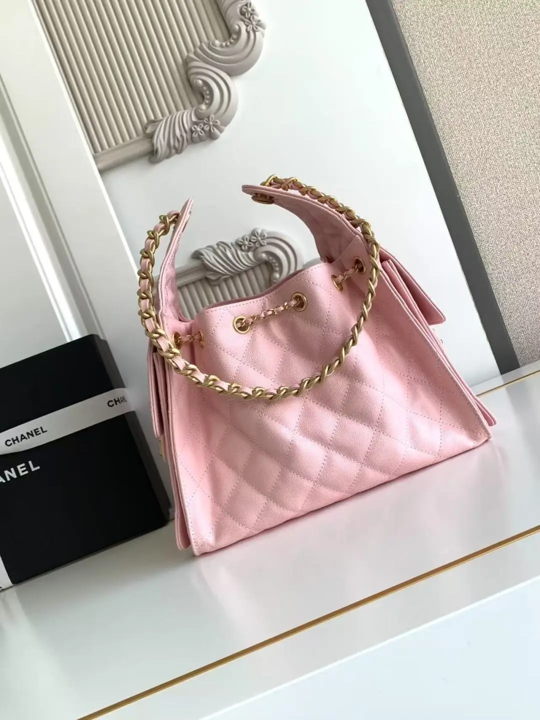 Chanel 25 Small Hobo Bag AS5293 Pink
