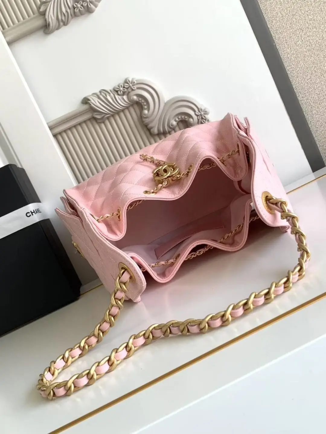 Chanel 25 Small Hobo Bag AS5293 Pink