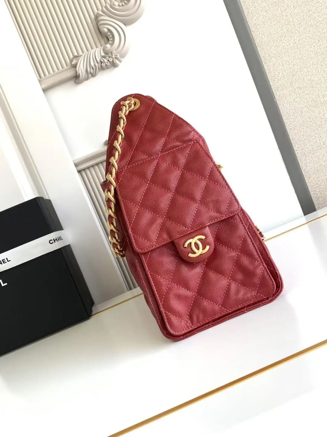 Chanel 25 Small Hobo Bag AS5293 Red