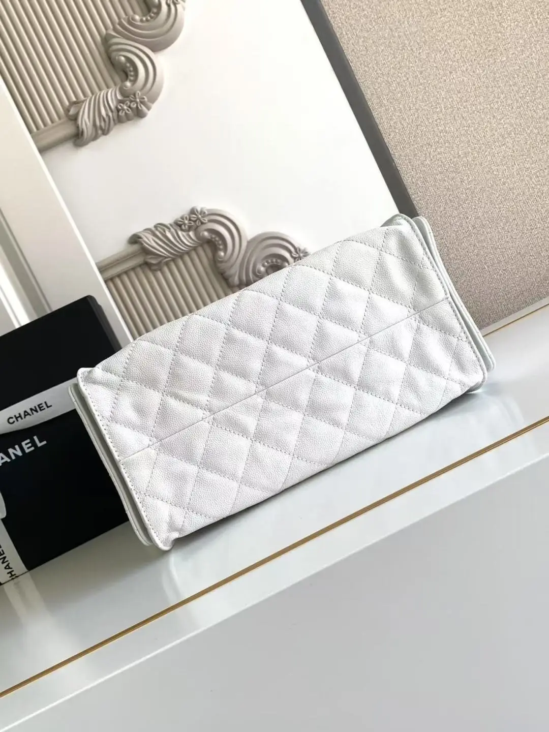 Chanel 25 Small Hobo Bag AS5293 White
