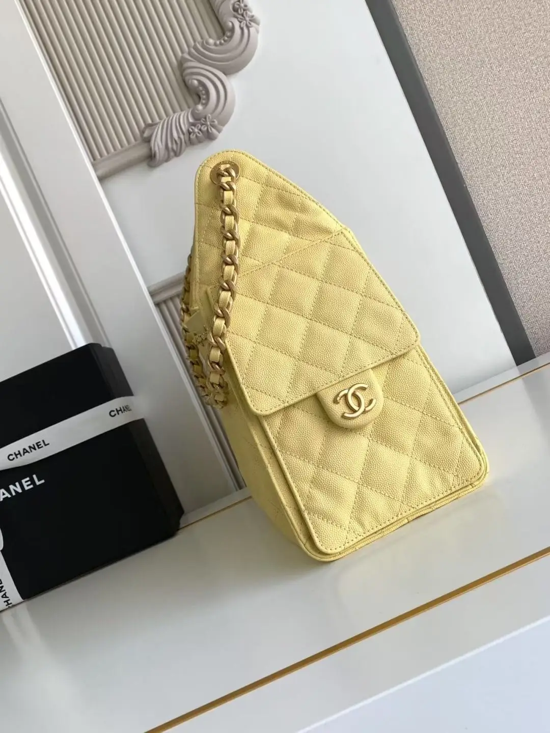Chanel 25 Small Hobo Bag AS5293 Yellow