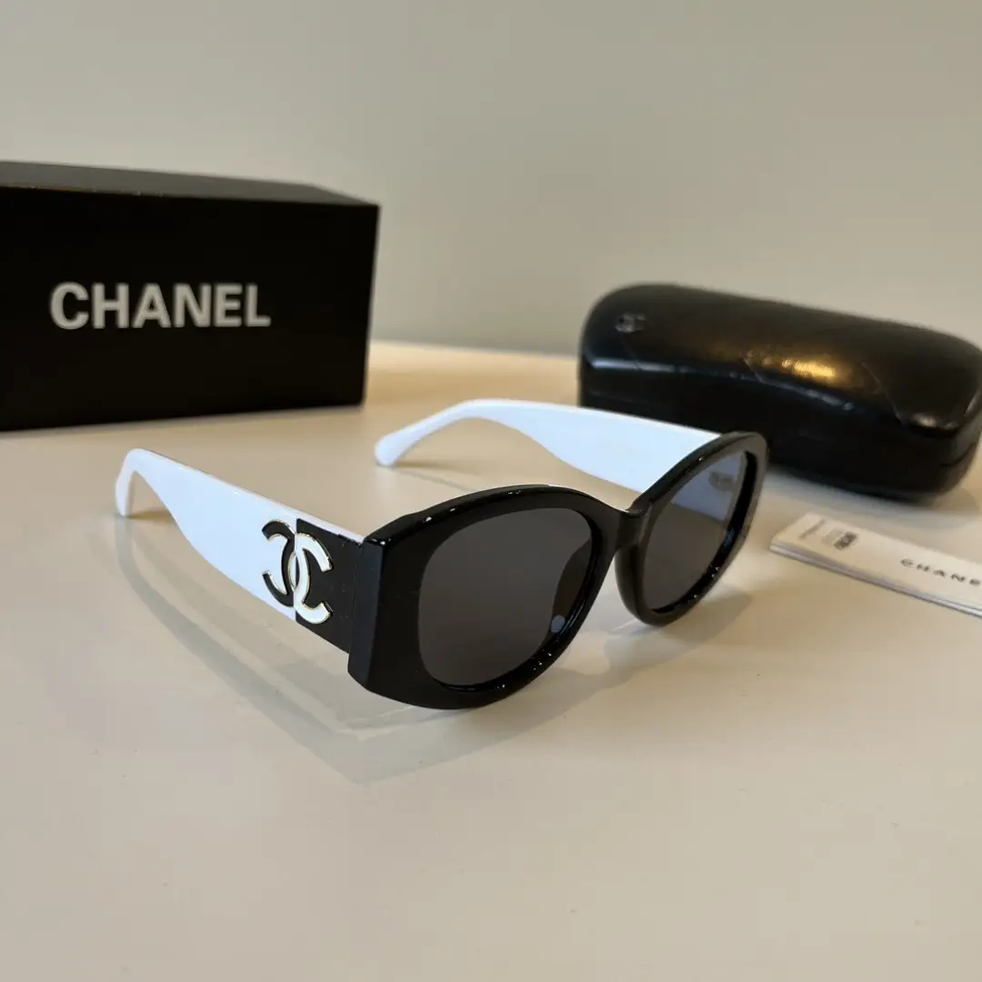 Chanel Black and White Panda Sunglasses