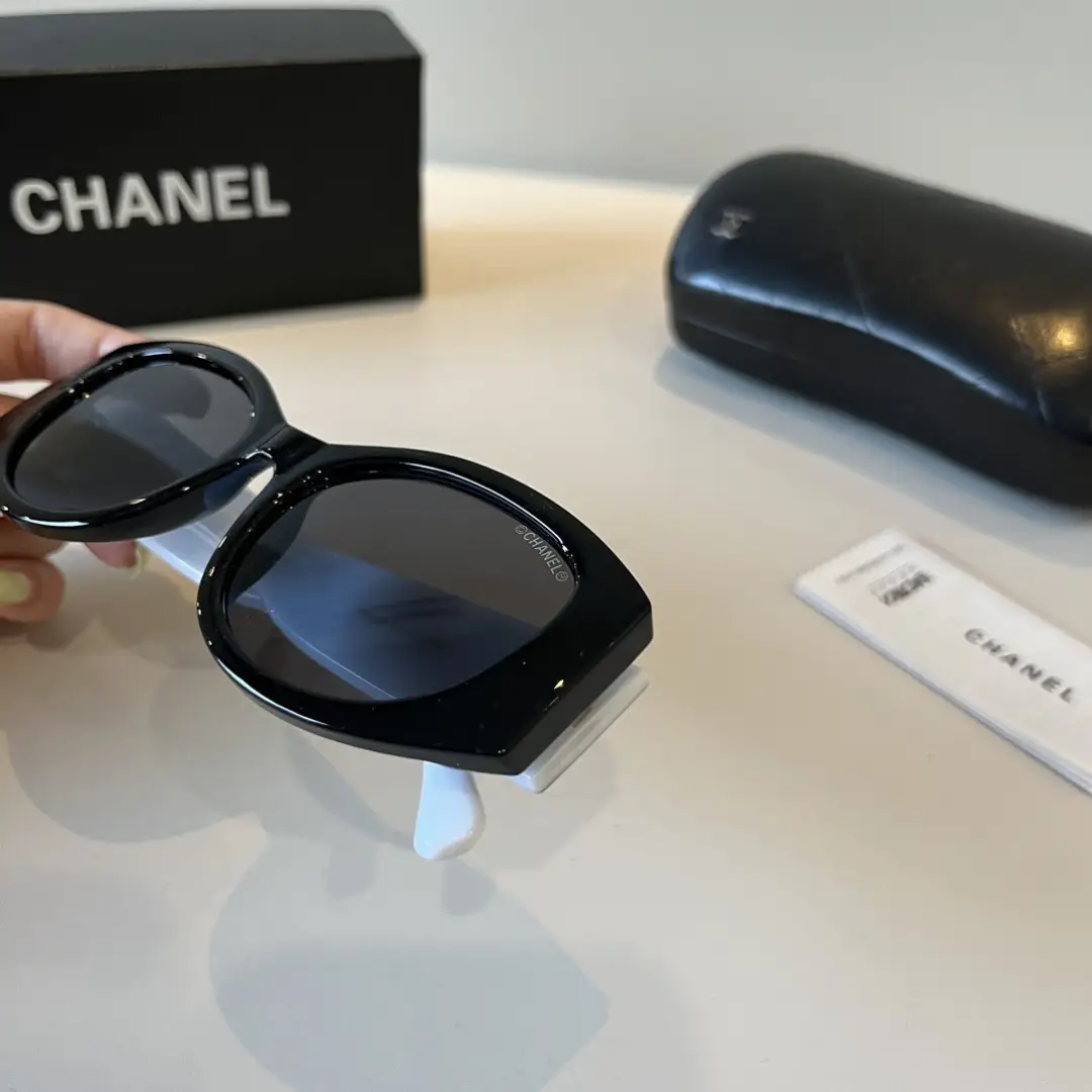 Chanel Black and White Panda Sunglasses