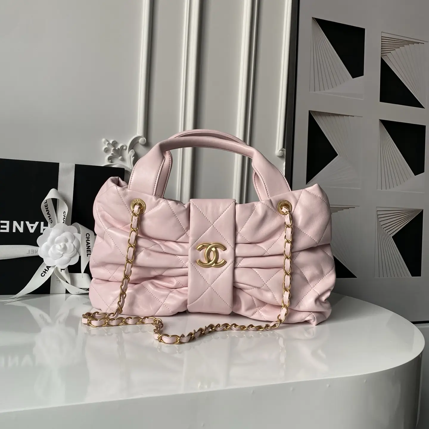 Chanel Bow Bag AS5695 Pink