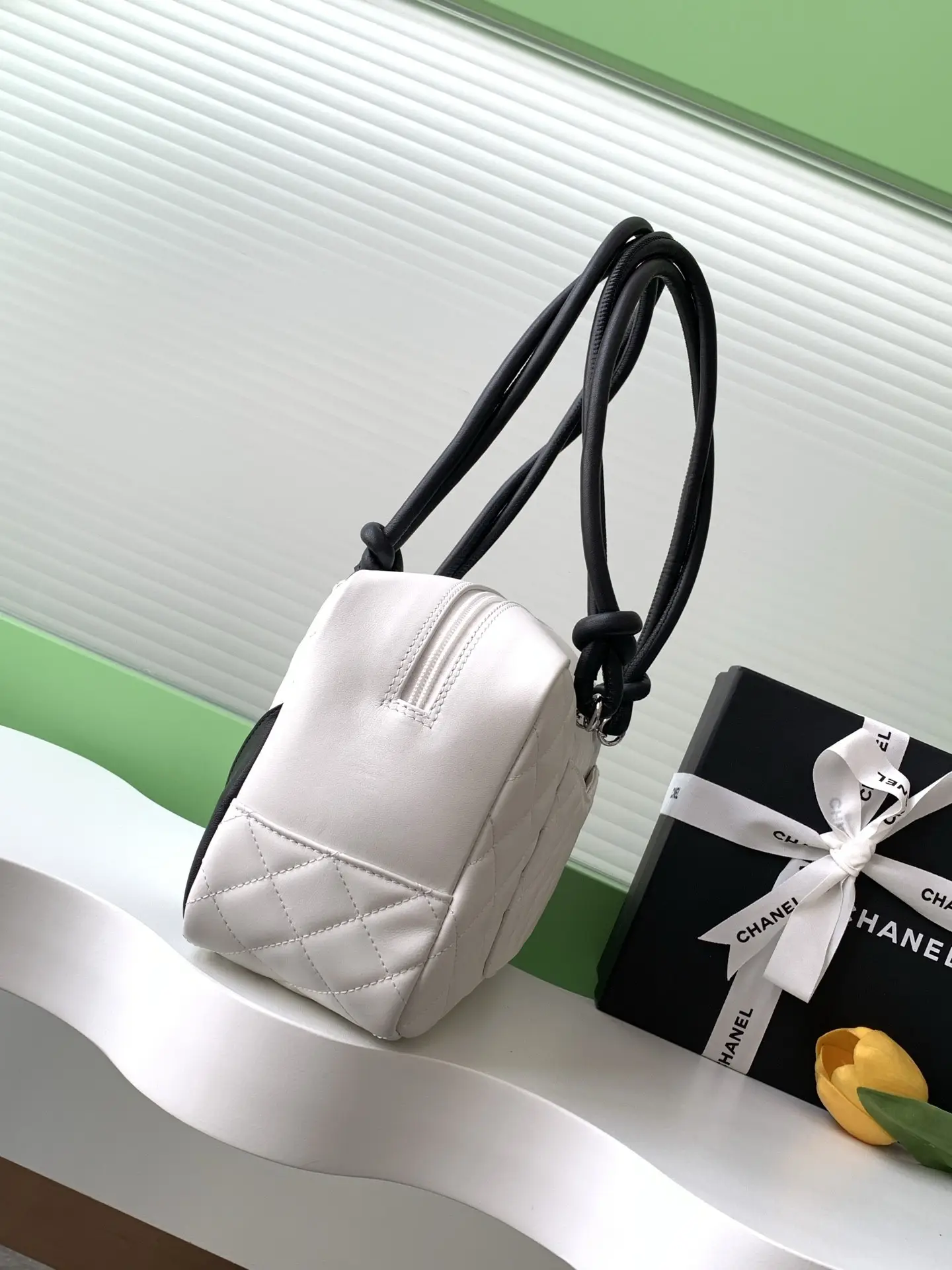 Chanel Cambon Bag AS6319 White