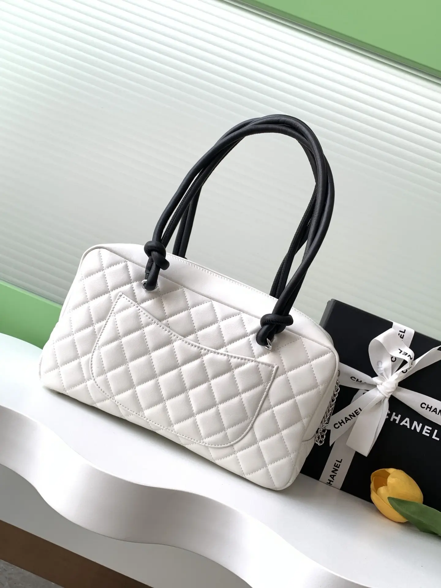Chanel Cambon Bag AS6319 White