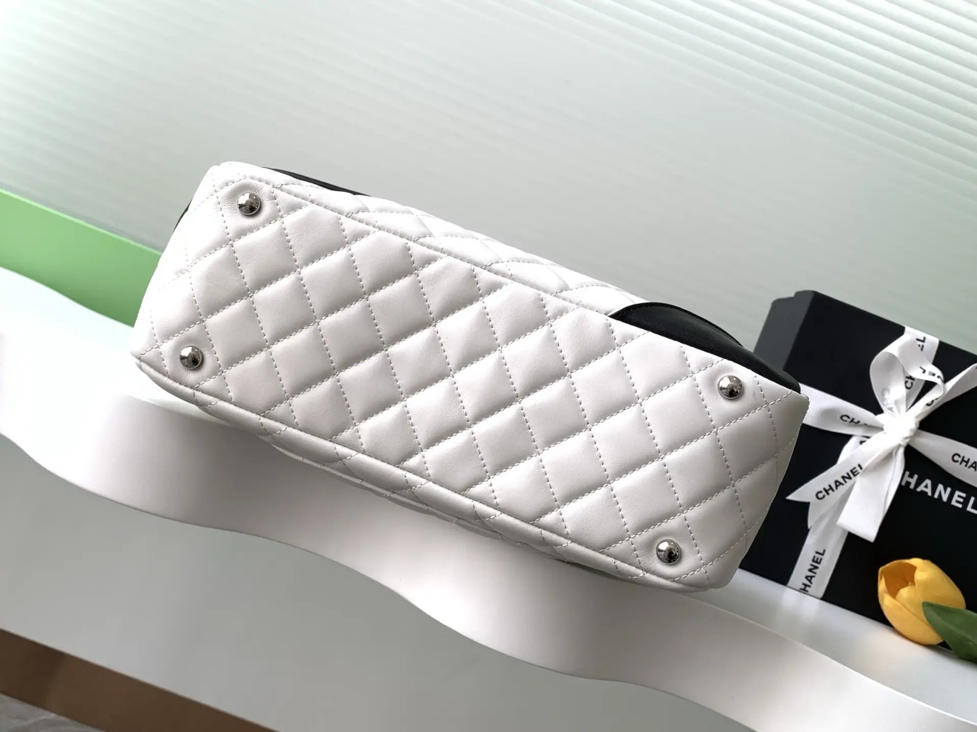 Chanel Cambon Bag AS6319 White