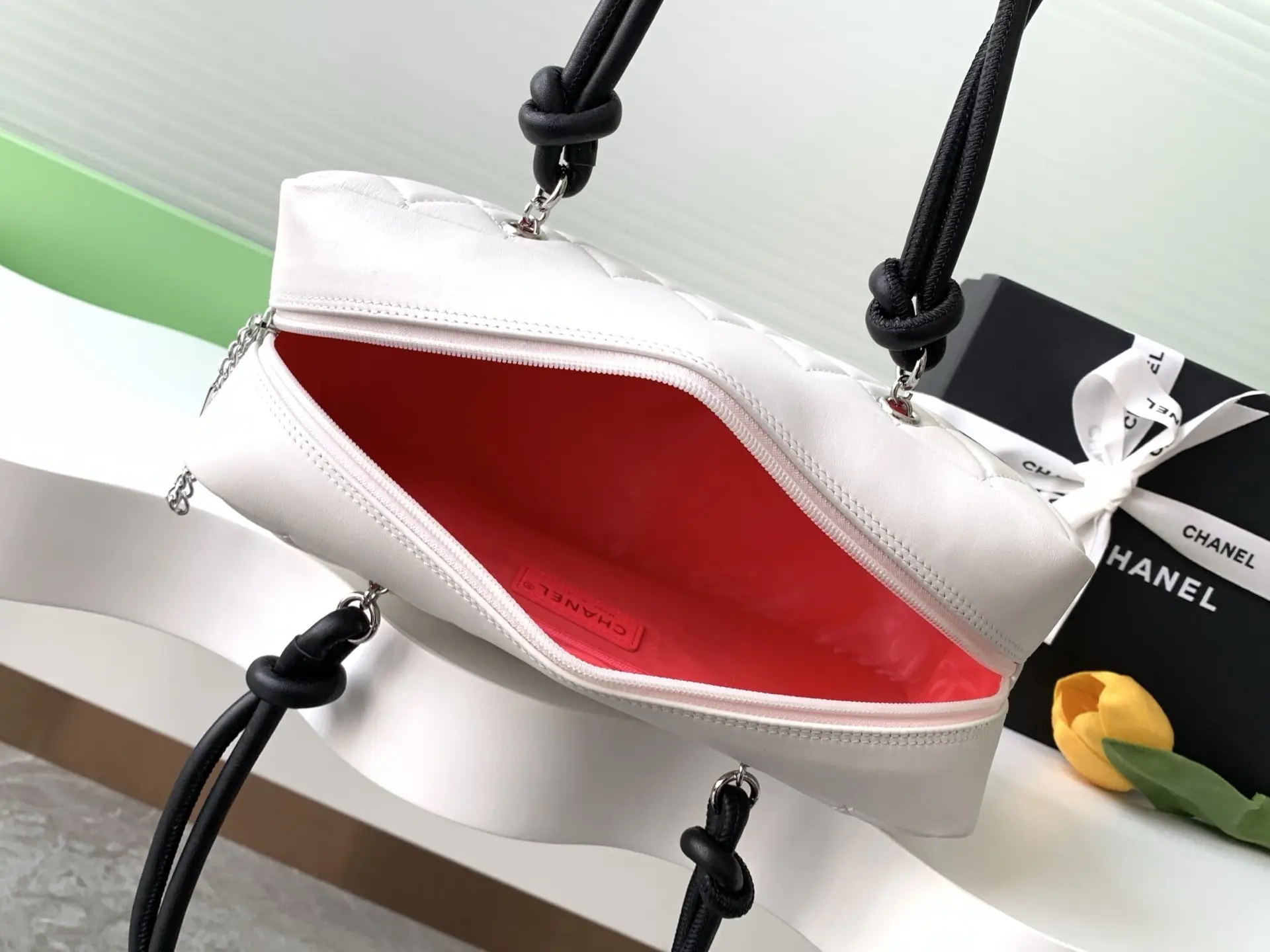 Chanel Cambon Bag AS6319 White