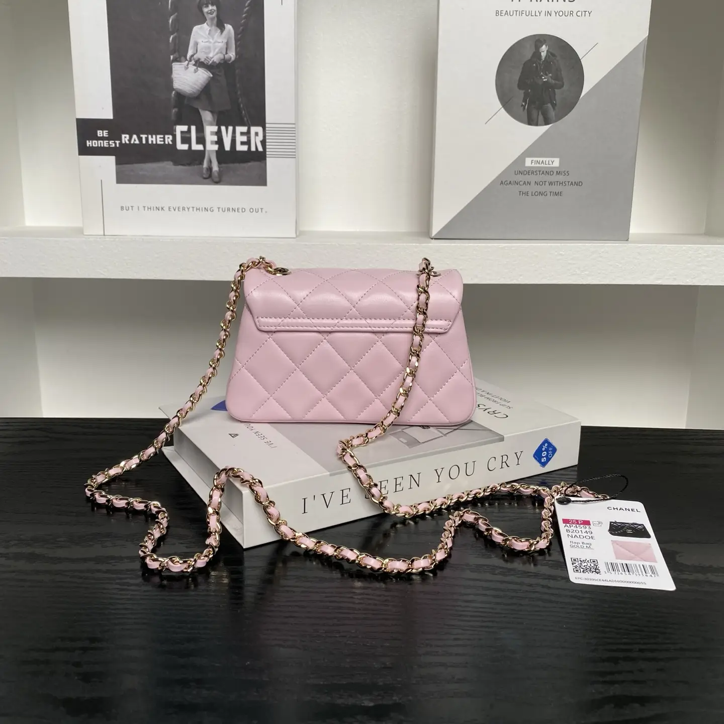 Chanel Clutch With Chain AP4593 Pink