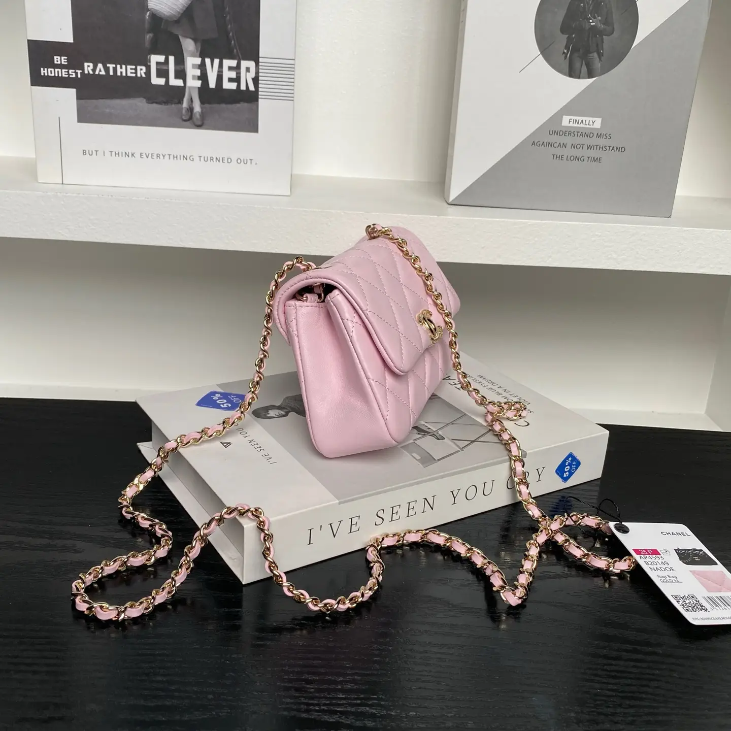 Chanel Clutch With Chain AP4593 Pink