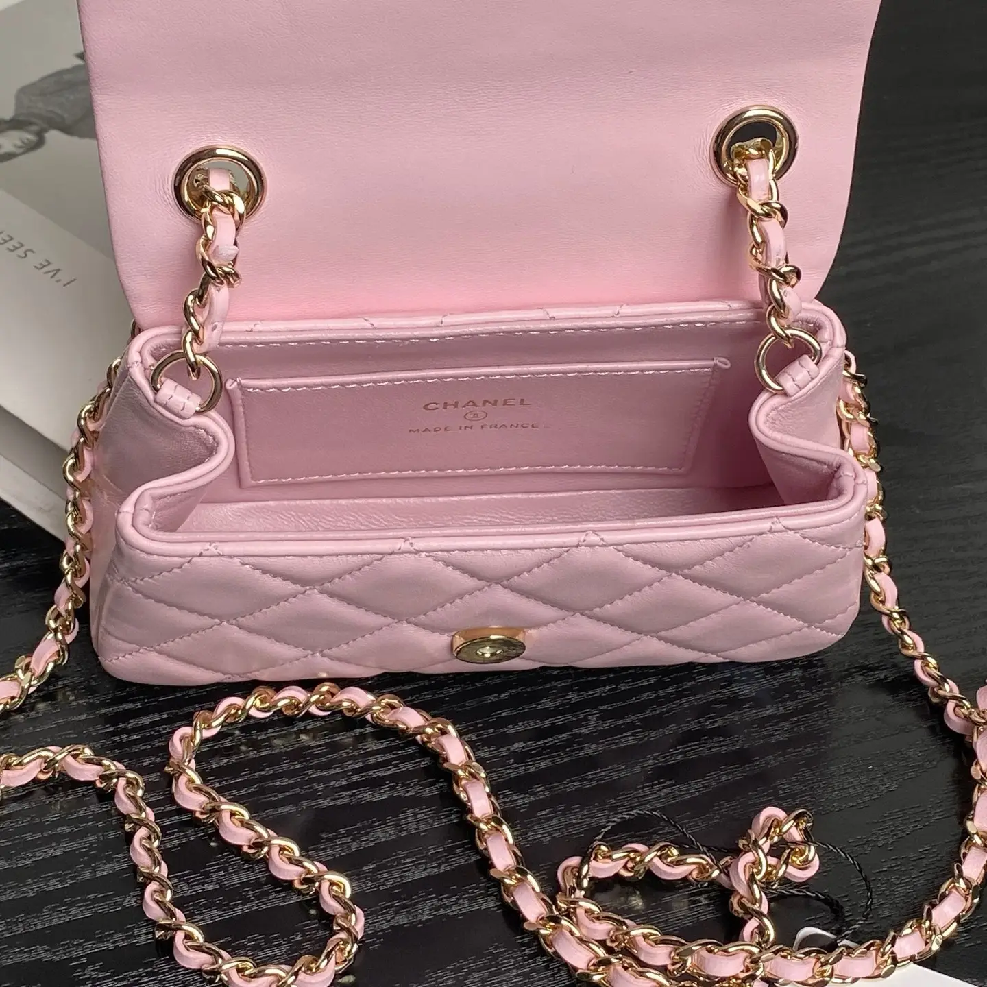Chanel Clutch With Chain AP4593 Pink